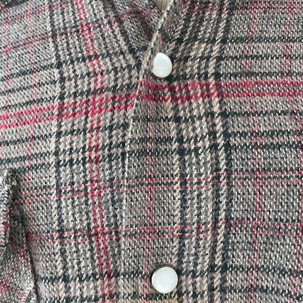 Key Heavy Snap Down Flannel Size L Regular EUC - Picture 3 of 9